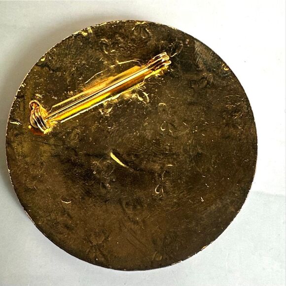 Vintage Cloisonné Hummingbird Brooch - Picture 4 of 6